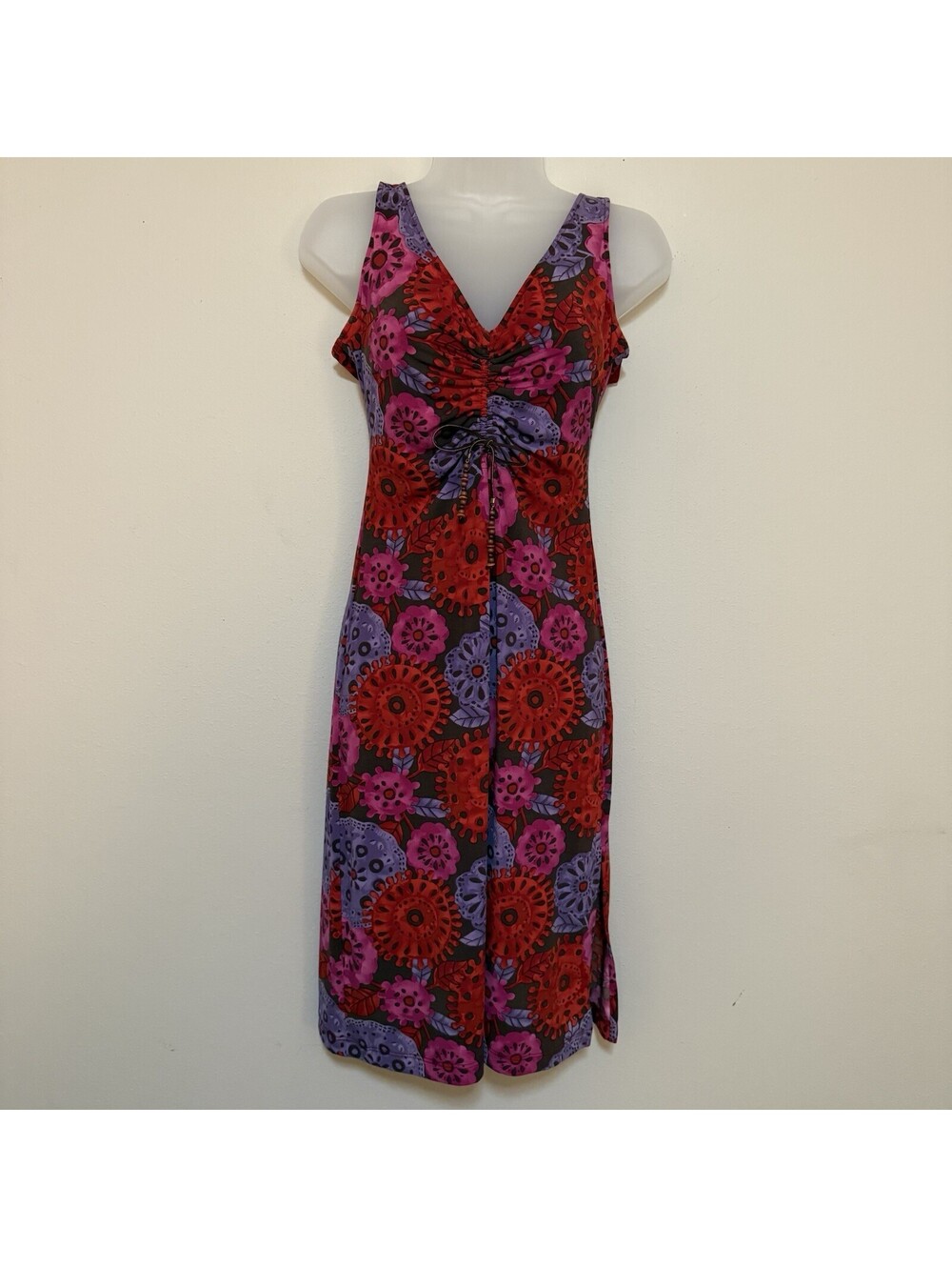 ASO Monica Geller Friends Vintage Rare BCBGMaxaxria Floral Dress Size Small - Picture 8 of 9